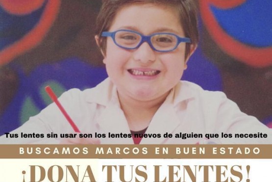 Si no los necesitas más “Dona tus lentes”