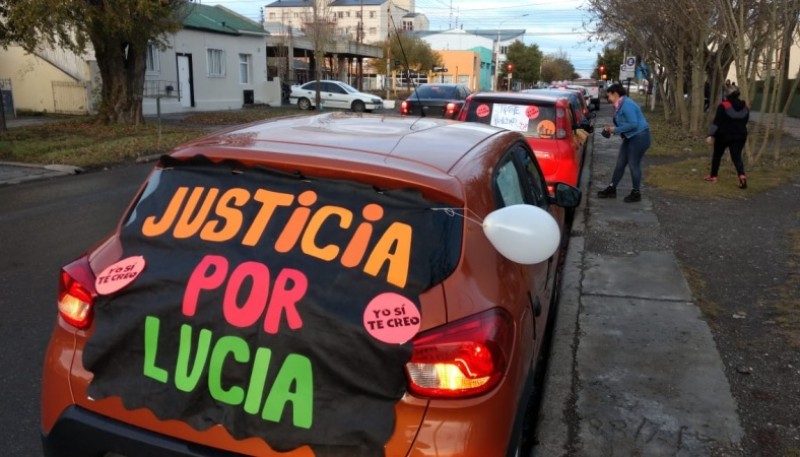 Realizan caravana en pedido de justicia por Lucía (Foto: C.G)