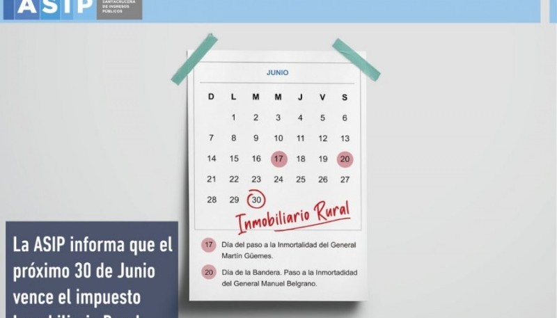 Prórroga para el Impuesto Inmobiliario Rural