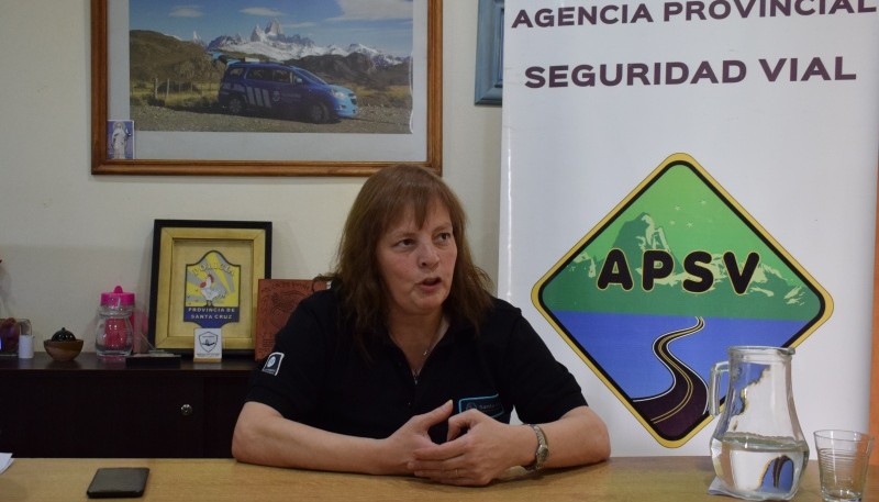 La Subsecretaria de la Agencia Provincial de Seguridad Vial, María Sanz