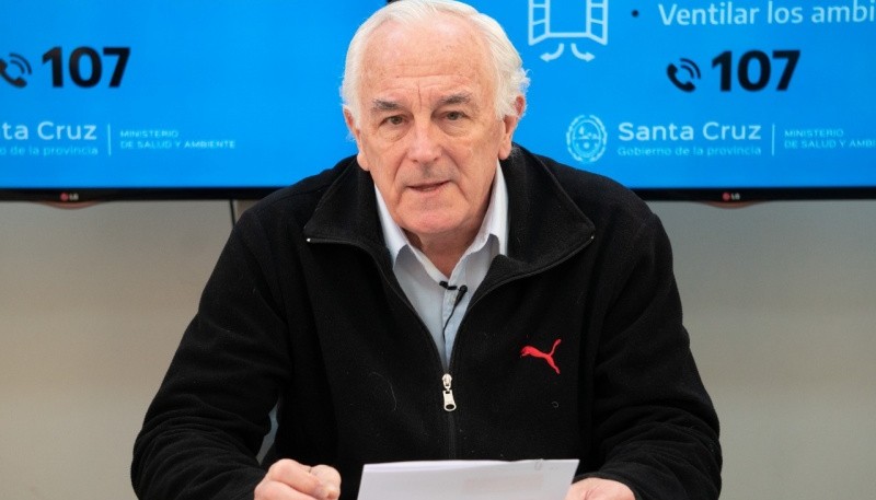 El Ministro de Salud, Juan Carlos Nadalich. 