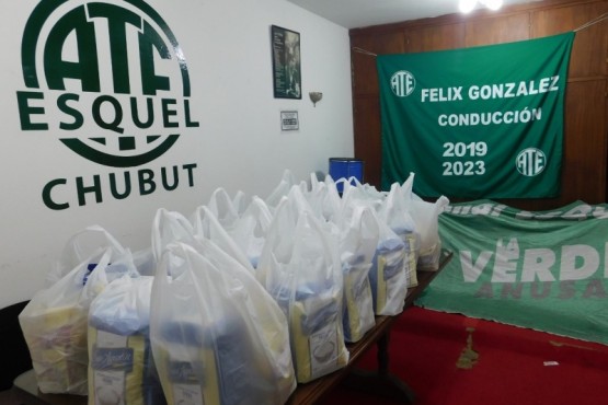 ATE Esquel otorgará aporte alimentario a sus afiliados