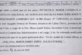 Fue despedida en pandemia, la Jueza Federal desestimó reincorporación y pidió informes a sus jefes