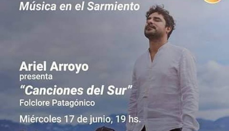 Ariel Arroyo presenta esta tarde “Canciones del Sur”