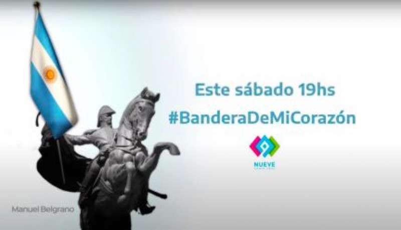 Canal 9 emitirá programa especial por el Día de la Bandera