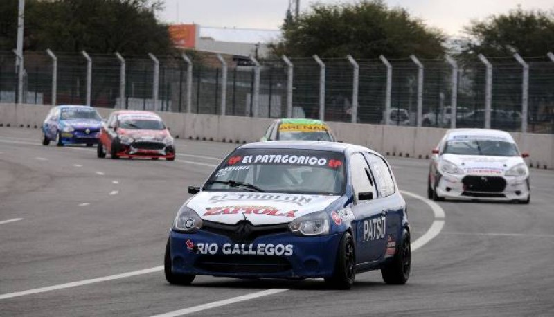 El auto de Martínez, de buena performance en Alta Gracia. 