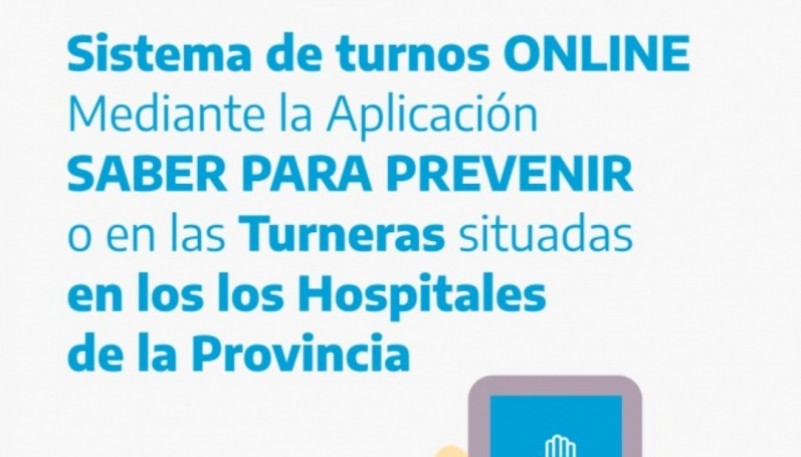 Implementan una APP de turnos online en toda la provincia 