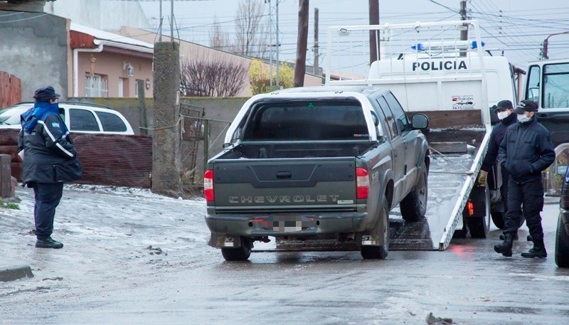 De la casa se secuestró una camioneta Chevrolet S10. (Foto: C.G.)   