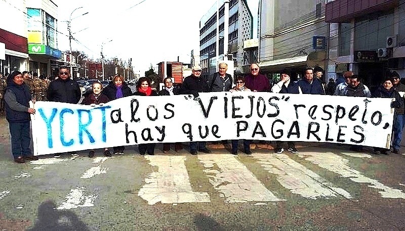 Los jubilados no percibieron sus haberes durante casi dos años.  