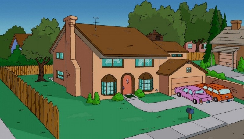 Un fanático creó el plano de la casa de Los Simpson y reveló donde queda cada cuarto