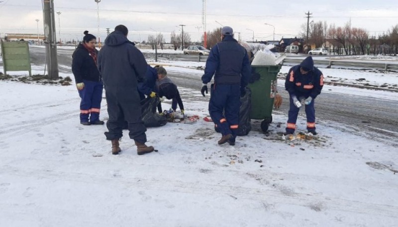 Avanzó el despeje de calles en distintos puntos de la ciudad