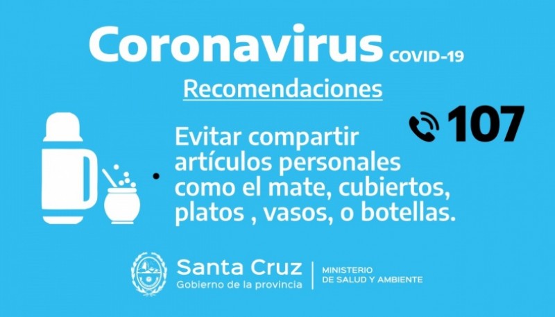 El Ministerio de Salud y Ambiente brindó recomendaciones ante el COVID-19