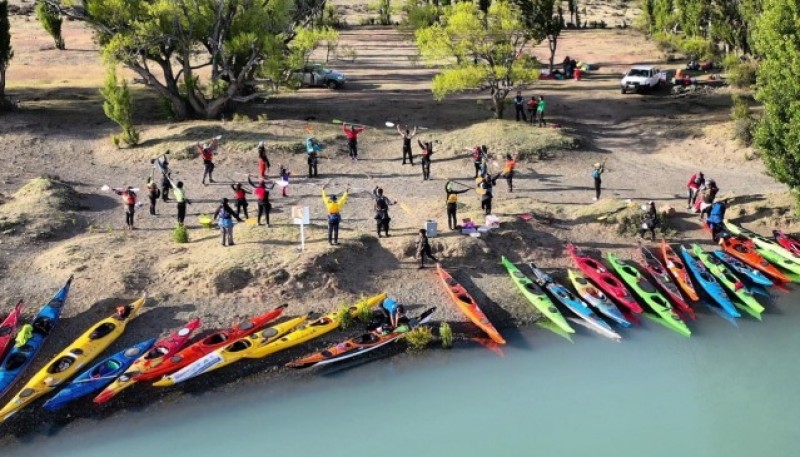 Intercambio a principio de año en Río Santa Cruz.