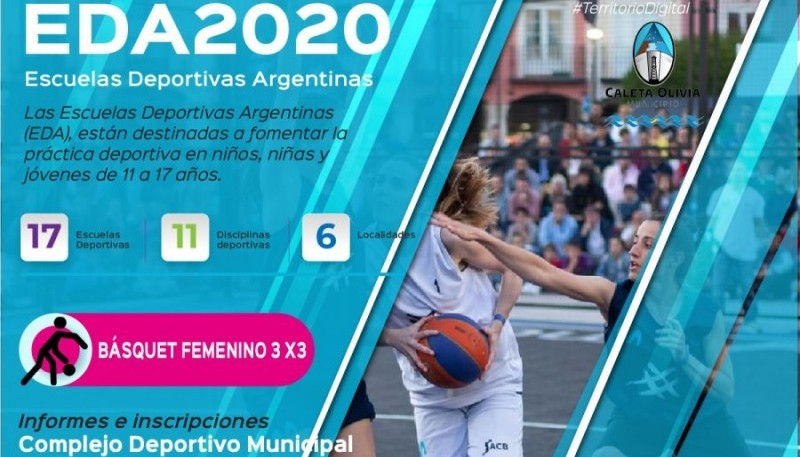 Ya están abiertas las inscripciones de las Escuelas Deportivas Argentinas