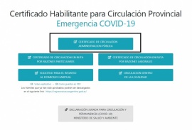 Habilitaron certificado de circulación para la Administración Pública