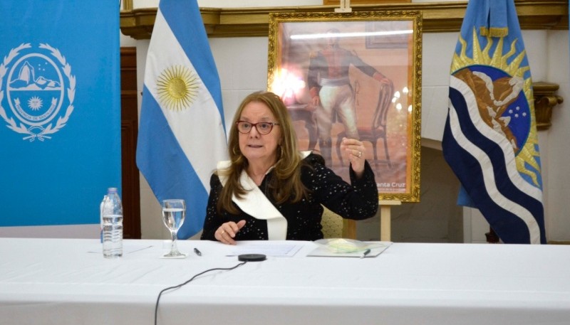 La Gobernadora, Alicia Kirchner.
