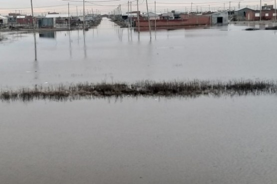 Se inundó el Barrio 22 de Septiembre: casas afectadas y calles intransitables