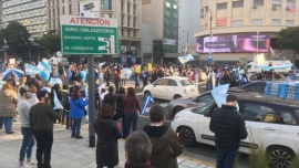 Marcha en el Obelisco para protestar contra la reforma judicial