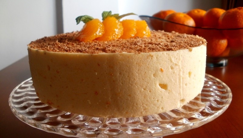 Cómo hacer mousse de mandarina 