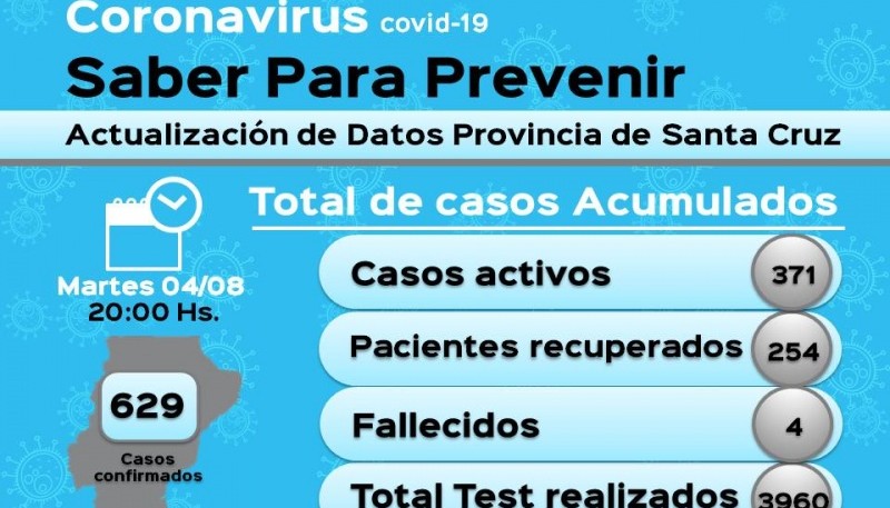 Coronavirus: 254 pacientes recuperados 