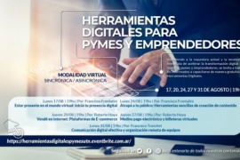 Inscripciones para el curso “Herramientas Digitales para Pymes y Emprendedores”