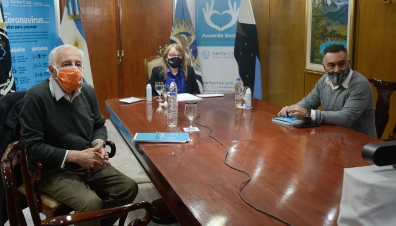 Alicia dialogó con el presidente de la nación