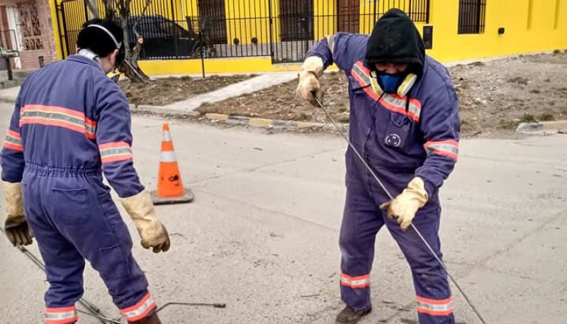 10 Acciones: retiran escombros y limpian calles del Barrio Evita