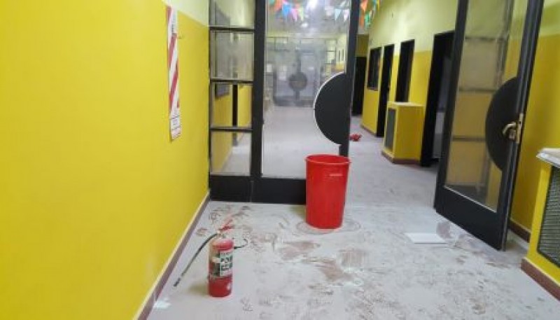 Se produjeron hechos vandálicos en la Escuela Primaria Nº 63