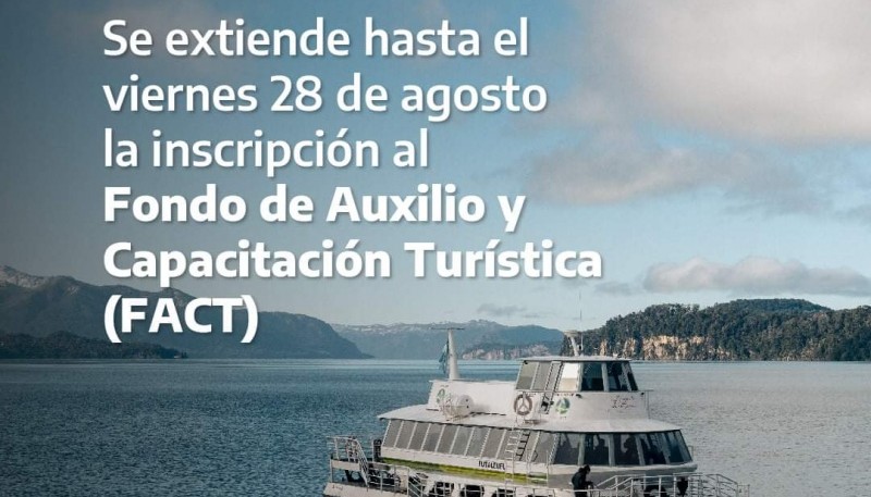 El Gobierno extendió el plazo de inscripción para el Fondo de Auxilio y Capacitación Turística