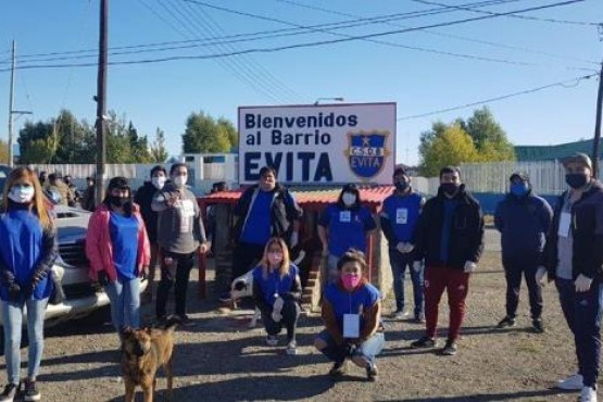 Junta vecinal del barrio Evita.