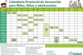 Salud recordó a familias la importancia de completar la Vacunación de los Niños en Edad Escolar