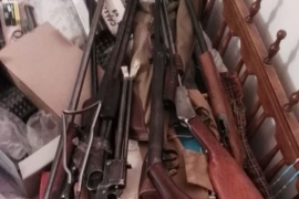 La policía incautó 23 armas de fuego