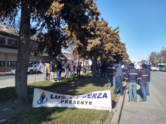 Trabajadores del Sindicato de Luz y Fuerza.