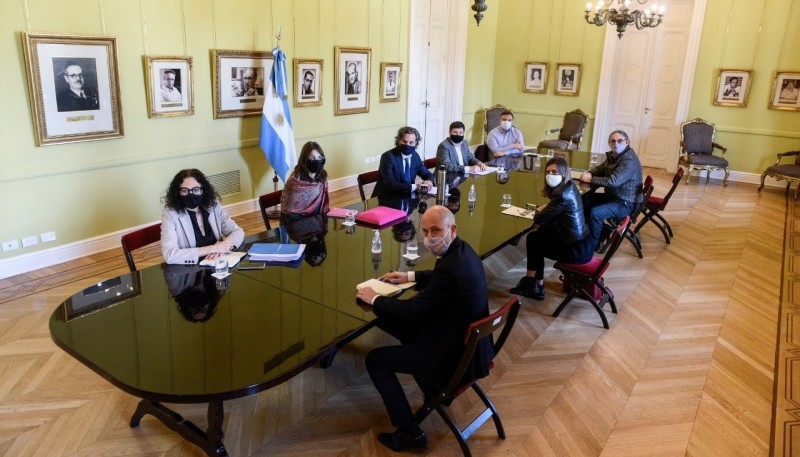 Reunión del Gabinete de Planificación Urbana y Hábitat en Casa Rosada