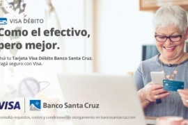 Banco Santa Cruz y Visa promueven el uso de la tarjeta de débito con beneficios