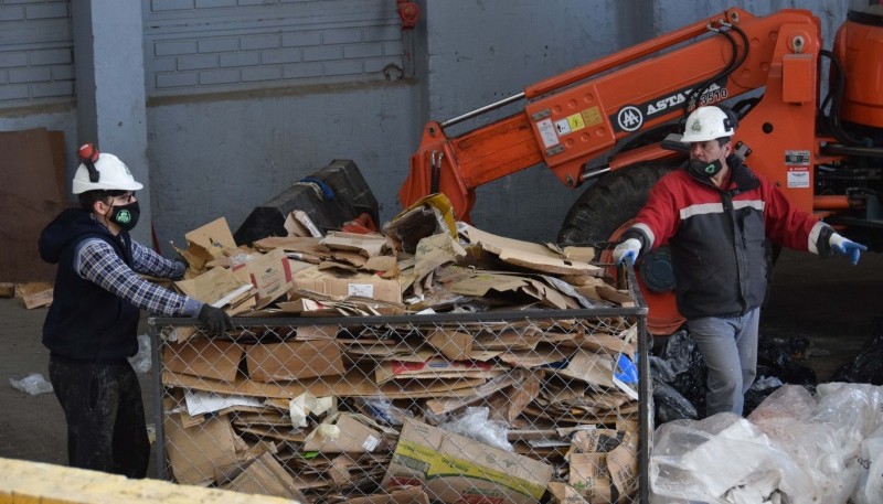 Planta de Reciclaje: nuevo envió de material recuperado 