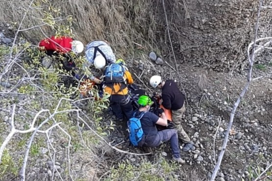 Rescatistas encontraron el cuerpo. 