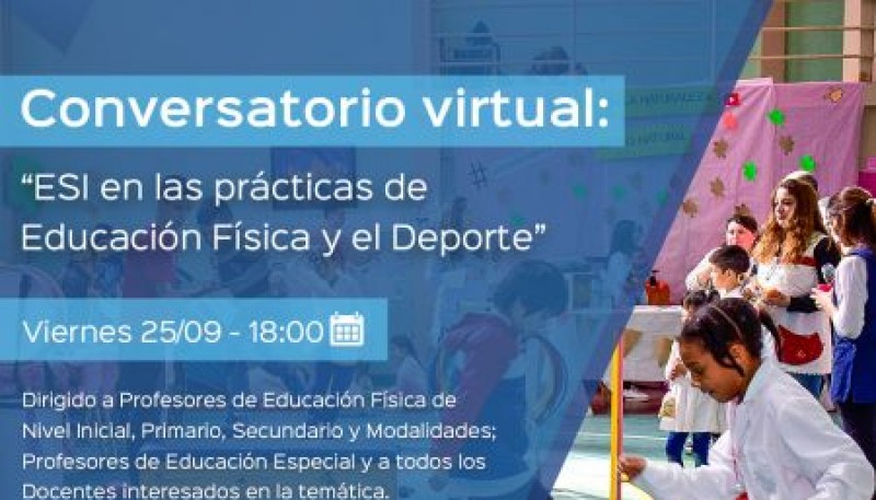 “Ciclo de Conversatorios en tiempos de pandemia”: La ESI en la práctica de la Educación Física y el Deporte