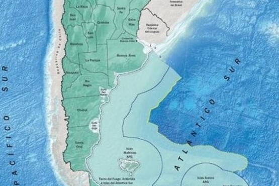 Córdoba figura en el norte argentino en el nuevo mapa