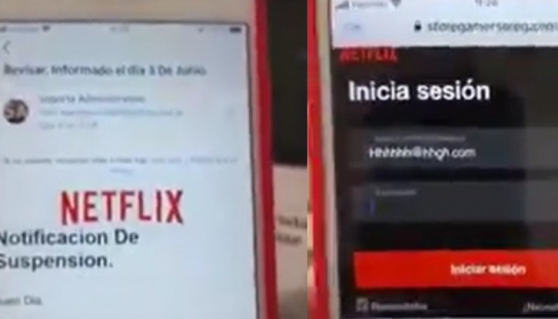 Descubrieron una nueva estafa basada en una falsa notificación de Netflix