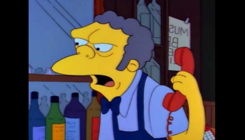 Los Simpson: revelaron cuál es el número que marca Bart cuando llama a la taberna Moe