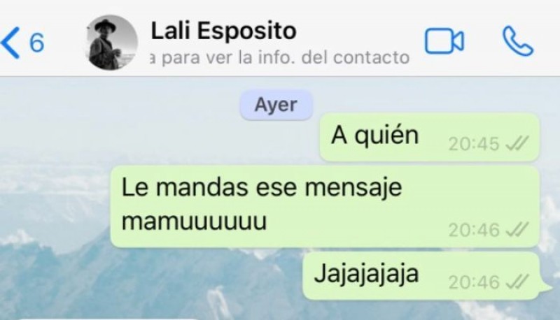 Jey Mammon compartió una reveladora conversación con Lali Espósito