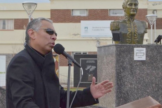 Comisionado de Fomento de Cañadón Seco, Jorge Soloaga.