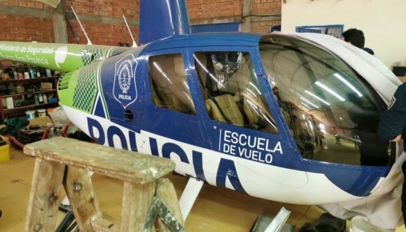 Encontraron un helicóptero del Ministerio de Seguridad de la provincia de Buenos Aires en Paraguay