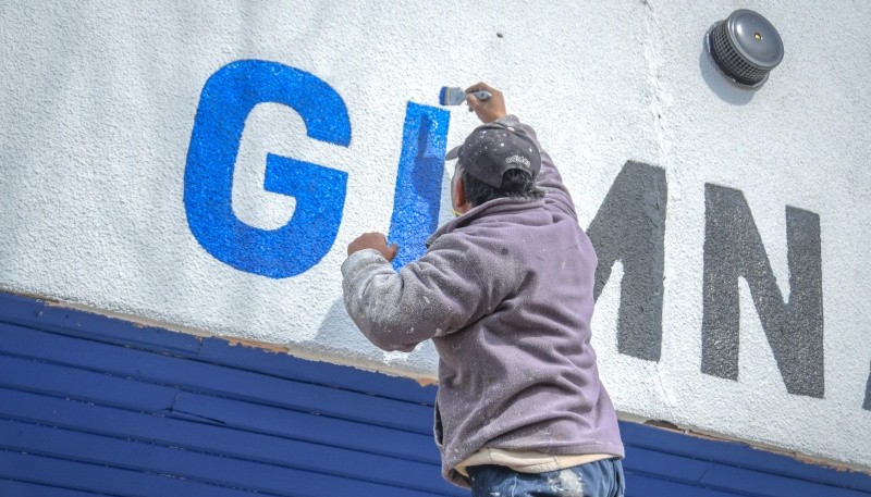 Trabajadores de Obras Públicas avanzan en distintas tareas