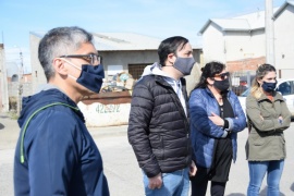 El intendente Pablo Grasso recorrió trabajos en la ciudad