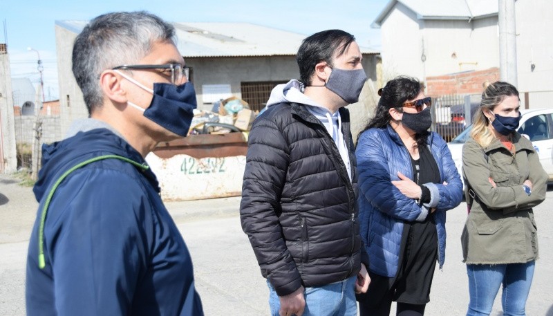 El intendente Pablo Grasso recorrió trabajos en la ciudad