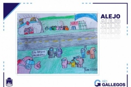 Un dibujo de “Alejo” seleccionado para la “Campaña contra la contaminación sonora”