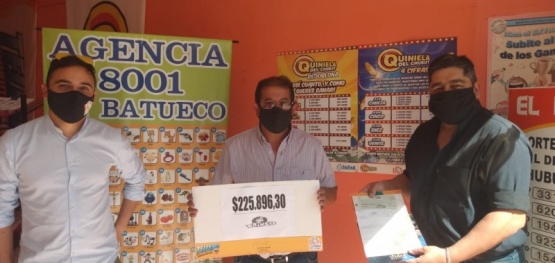 Lotería del Chubut premió con más de 430 mil pesos a vecinos