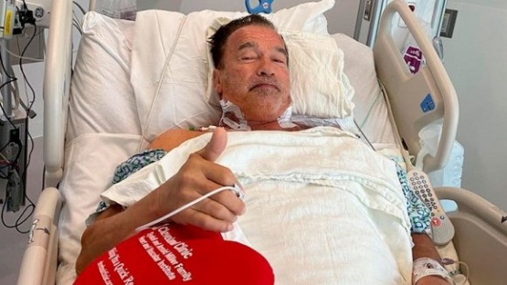 Arnold Schwarzenegger se recupera de la operación del corazón